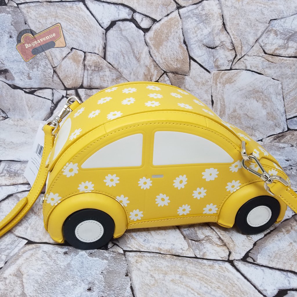 #Bagsavenue New Beep Beep Car Crossbody Bag Yellow Multi Novelty Kate Spade